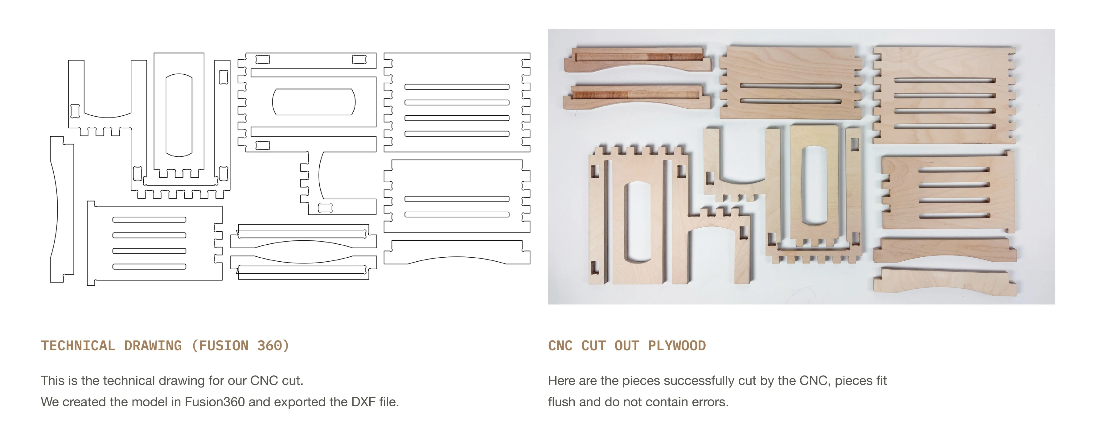 Latus process board — prototyping continued: refined plywood construction and joinery tests.